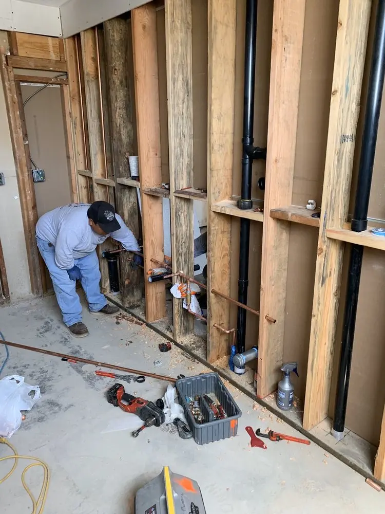 Commercial rough-in plumbing for Water Heater Replacement in Eastridge